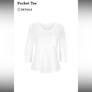 Cabi Pocket White Tshirt